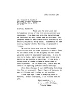 Grote Reber to Everett H. Hurlburt re: Response to 10/11/1966 letter