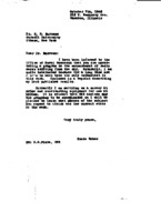 Grote Reber to Charles R. Burrows re: Coordinating Reber research with research at Office of Naval Research