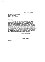 Grote Reber to Karl R. Fleischman re: Suggestions for use of radar antenna