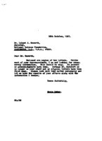 Grote Reber to Leland J. Haworth re: Followup on 7/21/1966 letter