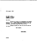 Grote Reber to Bart J. Bok re: Sending copies of correspondence with NSF for Bok&#039;s comments
